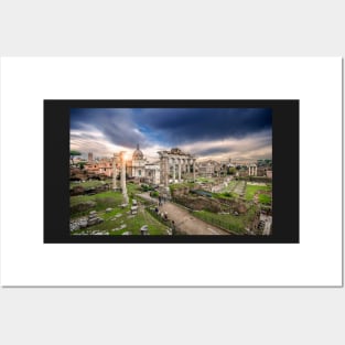 Roman Forum in Rome, Italy, also known as Foro di Cesare Posters and Art